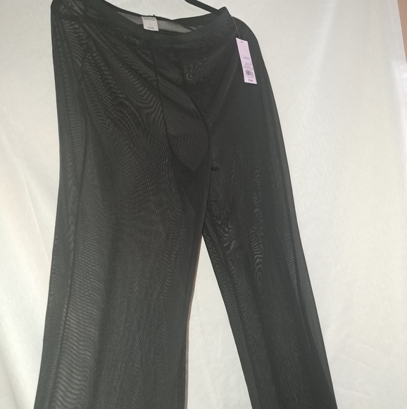 Transparent black beach pants, size L, Wild Fable brand. - Picture 4 of 4